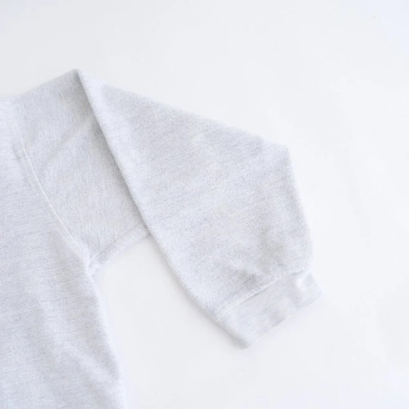 Vintage 90S  Gant Gray Button Up Collar Pull Over Sweater Size Large - Picture 5 of 13